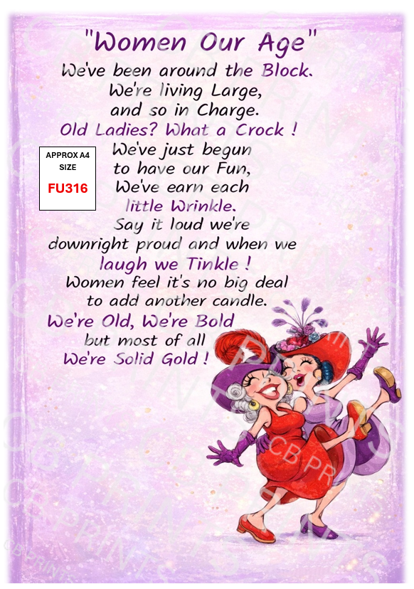 Funny Decoupage Print FU316 | Mulberry Paper