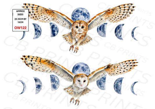 Owl Decoupage Print OW122 | Mulberry Paper