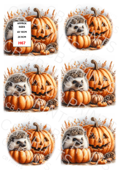 Hedgehog Decoupage Print H67 | Mulberry Paper