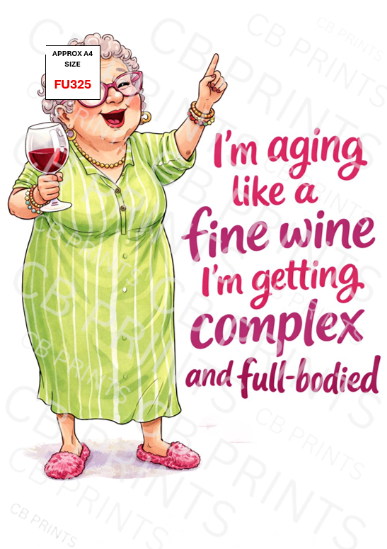 Funny Decoupage Print FU325 | Mulberry Paper