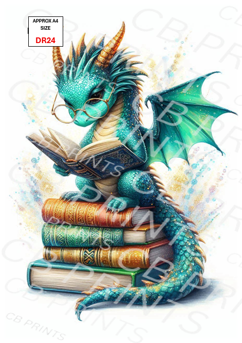 Dragon Decoupage Paper Print DR24 – Mulberry Paper