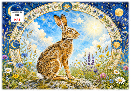 Celtic hare design HA3