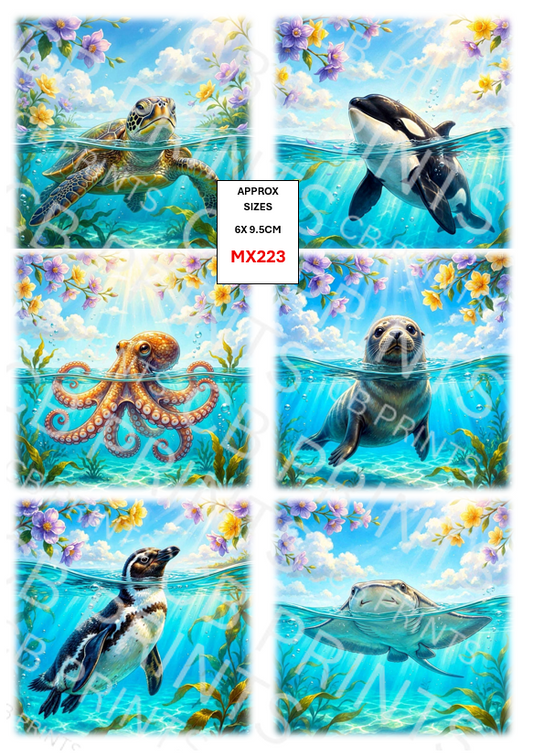 Mixed underwater designs MX223