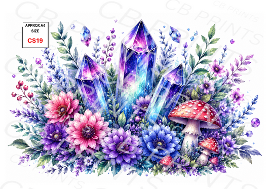 Crystal Decoupage Paper CS19 – Mulberry Paper Print
