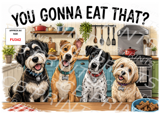 Funny chopping board Decoupage Print FU342 | Mulberry Paper