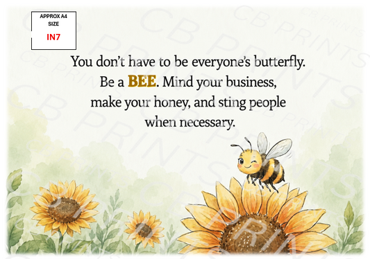 Inspirational Quote Decoupage Print IN7 | Mulberry Paper