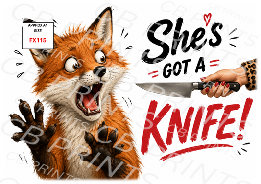 Fox Decoupage Print FX115 | Mulberry Paper