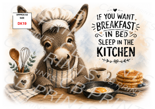 Donkey Decoupage Paper DK19 – Mulberry Paper Print