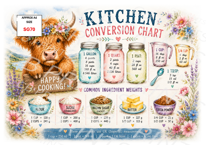 Highland Cow Decoupage Print SG70 | Mulberry Paper