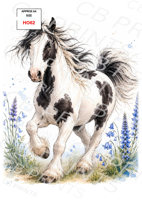Horse Decoupage Paper HO62 – Mulberry Paper Print