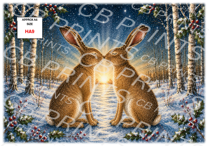 Hare Decoupage Print HA9 | Mulberry Paper