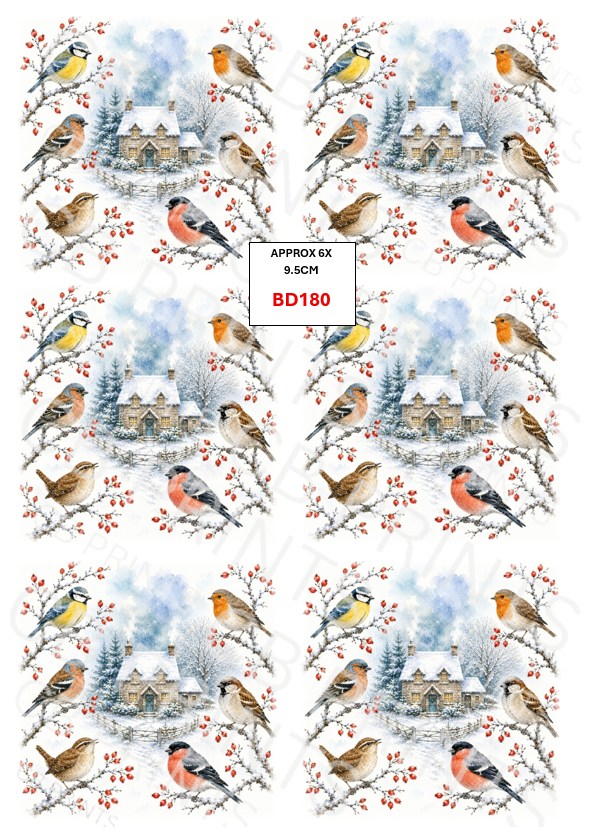 Bird Decoupage Print BD180 | Mulberry Paper