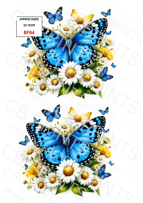 Butterfly Decoupage Paper Print BF64 – Mulberry Paper