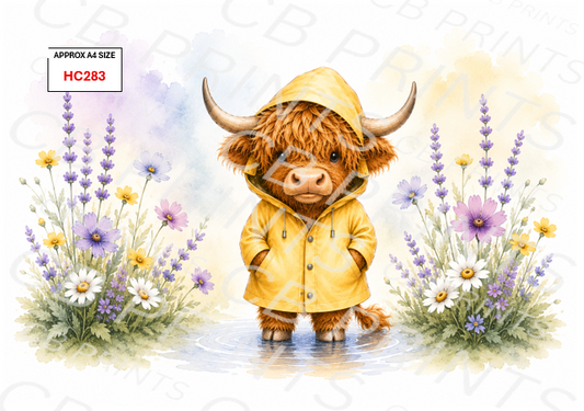 Highland Cow Decoupage Print HC283 | Mulberry Paper
