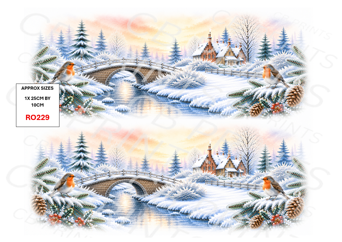 Robin Decoupage Print RO229 | Mulberry Paper