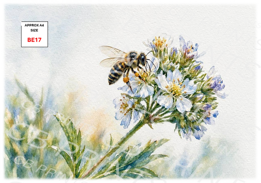 Bee Decoupage Print BE17 | Mulberry Paper