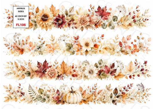 Floral Decoupage Print FL106 | Mulberry Paper