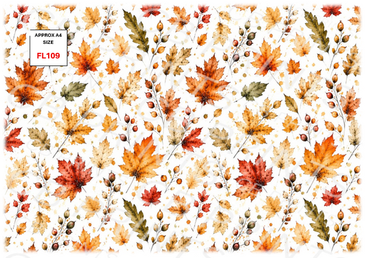 Floral Decoupage Print FL109 | Mulberry Paper