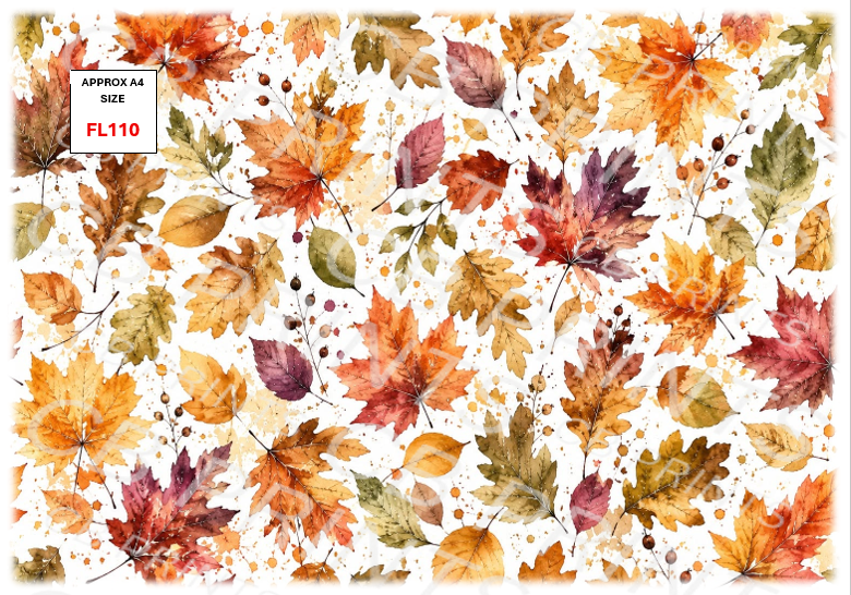 Floral Decoupage Print FL110 | Mulberry Paper