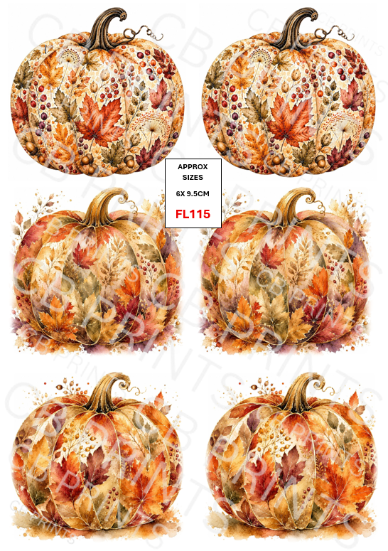Floral Decoupage Print FL115 | Mulberry Paper