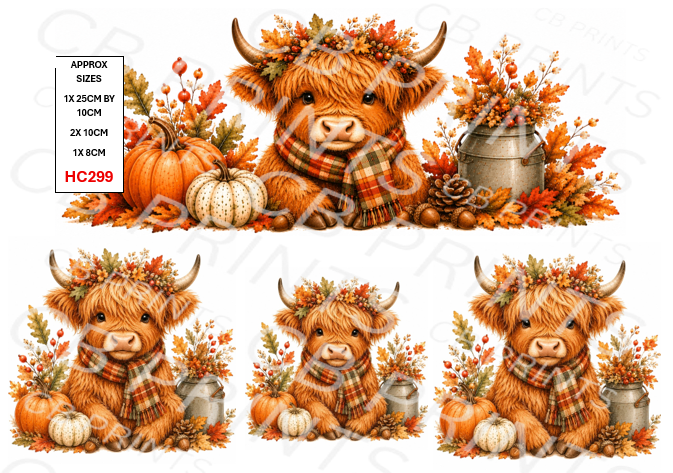 Highland Cow Decoupage Print HC299 | Mulberry Paper