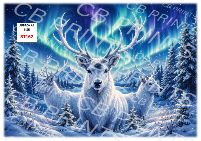 Stag Decoupage Print ST162 | Mulberry Paper