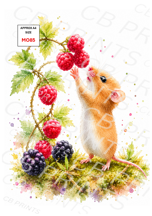 Mouse Decoupage Paper MO85 – Mulberry Paper Print