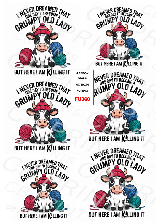 Funny Decoupage Print FU360 | Mulberry Paper