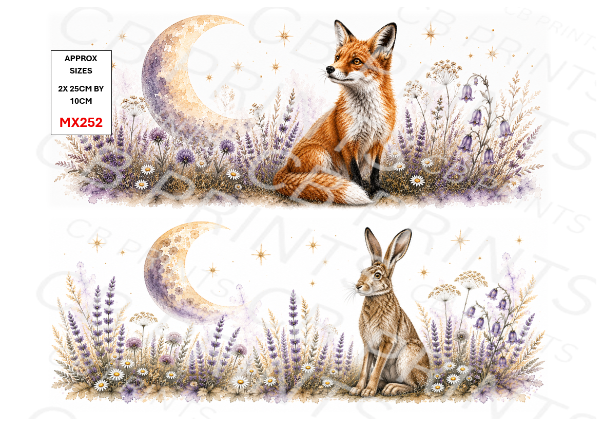 Mixed Animal Decoupage Print MX252 | Mulberry Paper