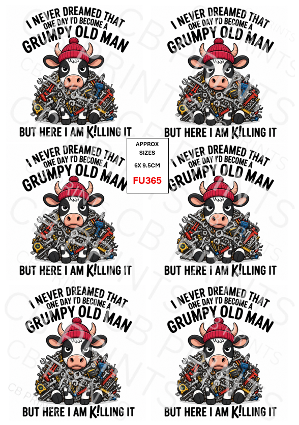 Funny Decoupage Print FU365 | Mulberry Paper