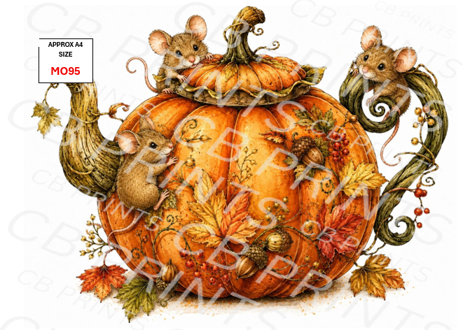 Mouse Decoupage Paper MO95 – Mulberry Paper Print
