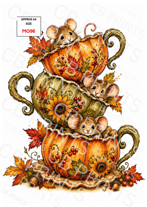 Mouse Decoupage Paper MO96 – Mulberry Paper Print