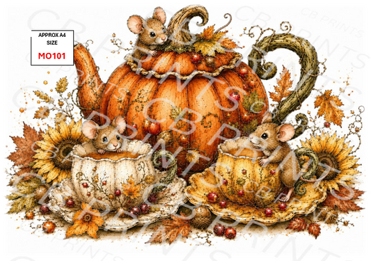 Mouse Decoupage Paper MO101 – Mulberry Paper Print