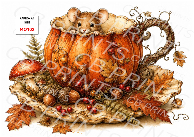 Mouse Decoupage Paper MO102 – Mulberry Paper Print
