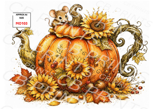 Mouse Decoupage Paper MO103 – Mulberry Paper Print