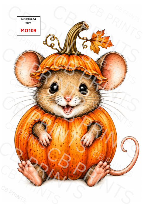 Mouse Decoupage Paper MO109 – Mulberry Paper Print