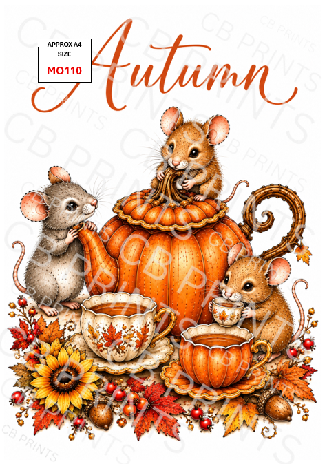 Mouse Decoupage Paper MO110 – Mulberry Paper Print