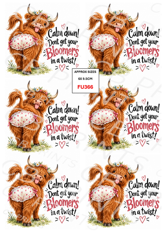 Funny Decoupage Print FU366 | Mulberry Paper