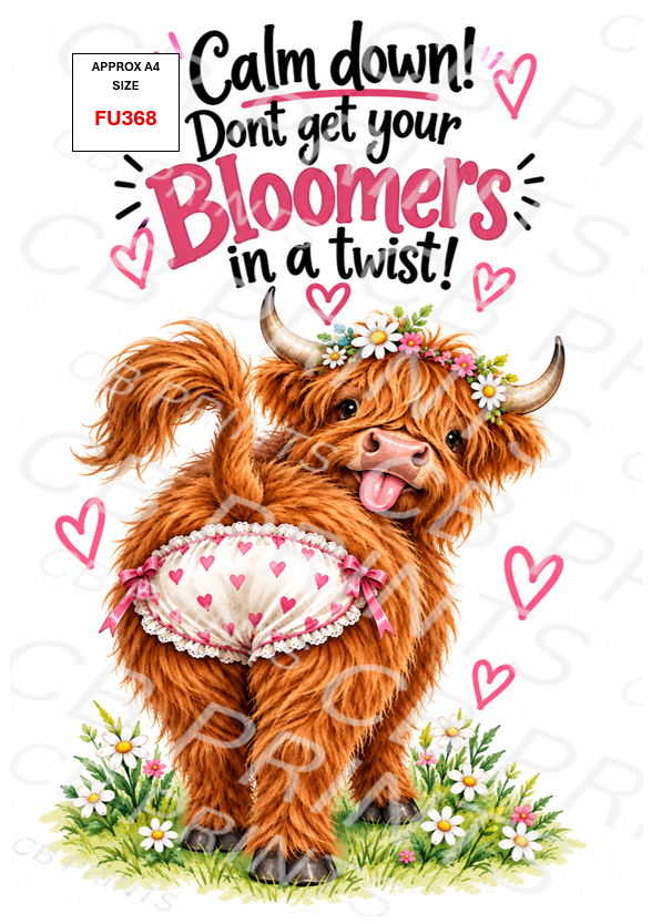 Funny Decoupage Print FU368 | Mulberry Paper