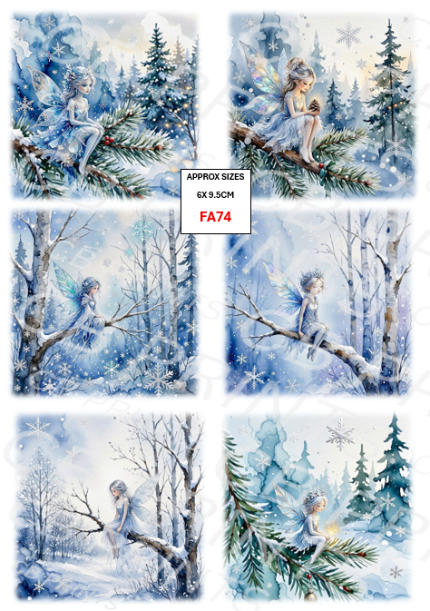 Fairy Decoupage Print FA74 | Mulberry Paper