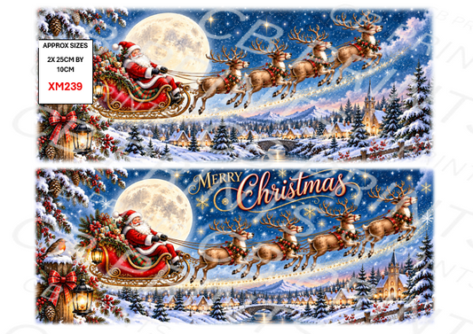 Christmas Decoupage Paper Print XM239 – Mulberry Paper