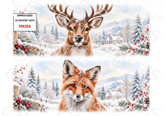 Mixed Animal Decoupage Print MX254 | Mulberry Paper