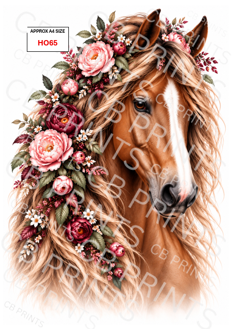 Horse Decoupage Paper HO65 – Mulberry Paper Print