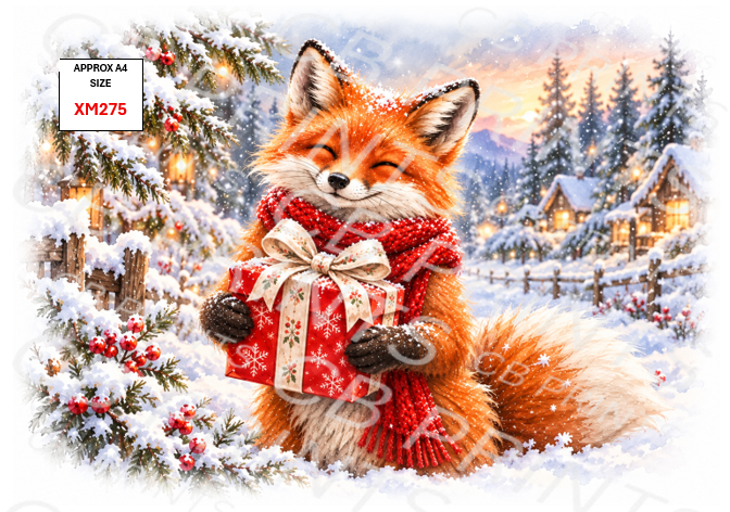 Christmas Decoupage Paper Print XM275 – Mulberry Paper