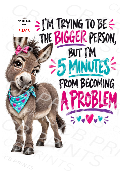 Funny Decoupage Print FU398 | Mulberry Paper