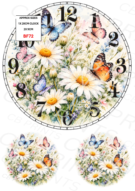 Butterfly Decoupage Paper Print BF72 – Mulberry Paper