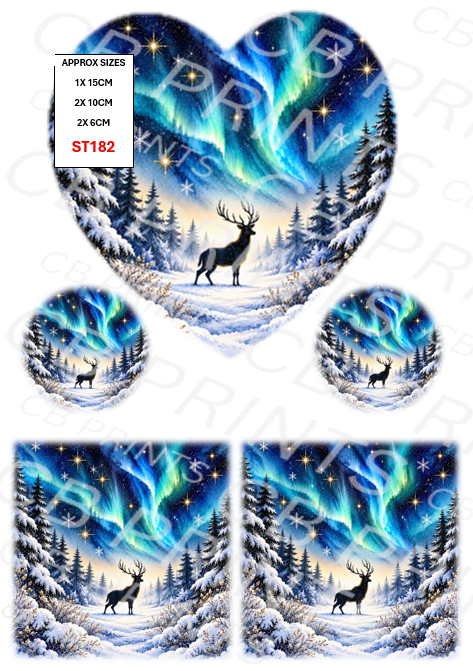 Stag Decoupage Print ST182 | Mulberry Paper