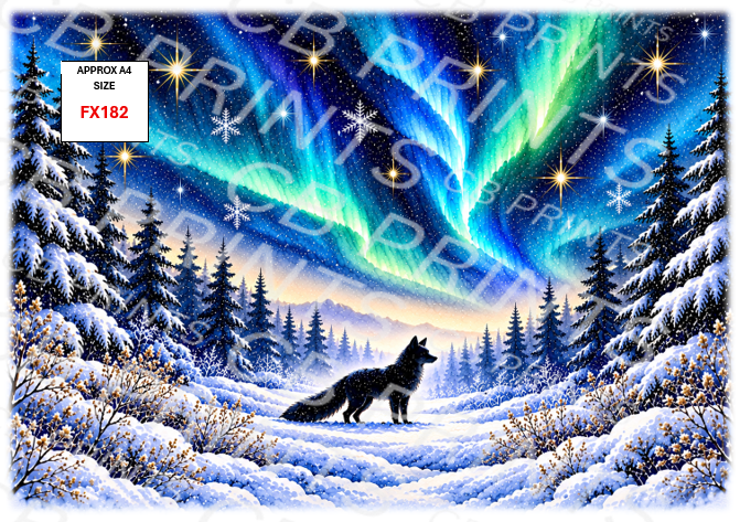 Fox Decoupage Print FX182 | Mulberry Paper