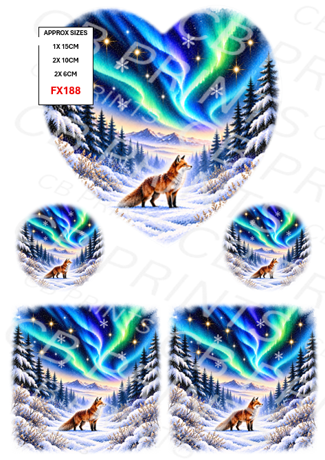 Fox Decoupage Print FX188 | Mulberry Paper