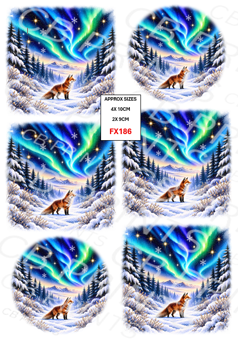 Fox Decoupage Print FX186 | Mulberry Paper